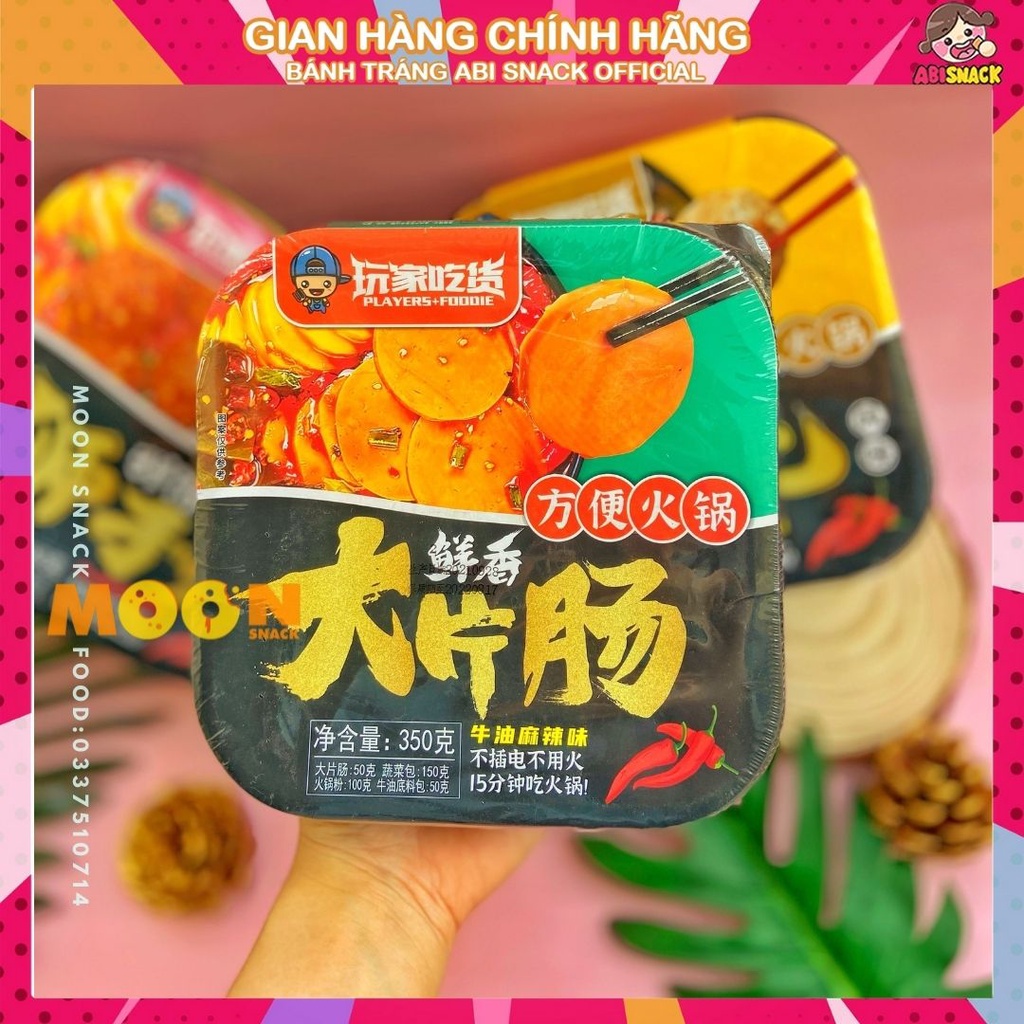 Lẩu tự sôi thần kì hãng Players Foodie 3 vị hộp vuông 360g | BigBuy360 - bigbuy360.vn