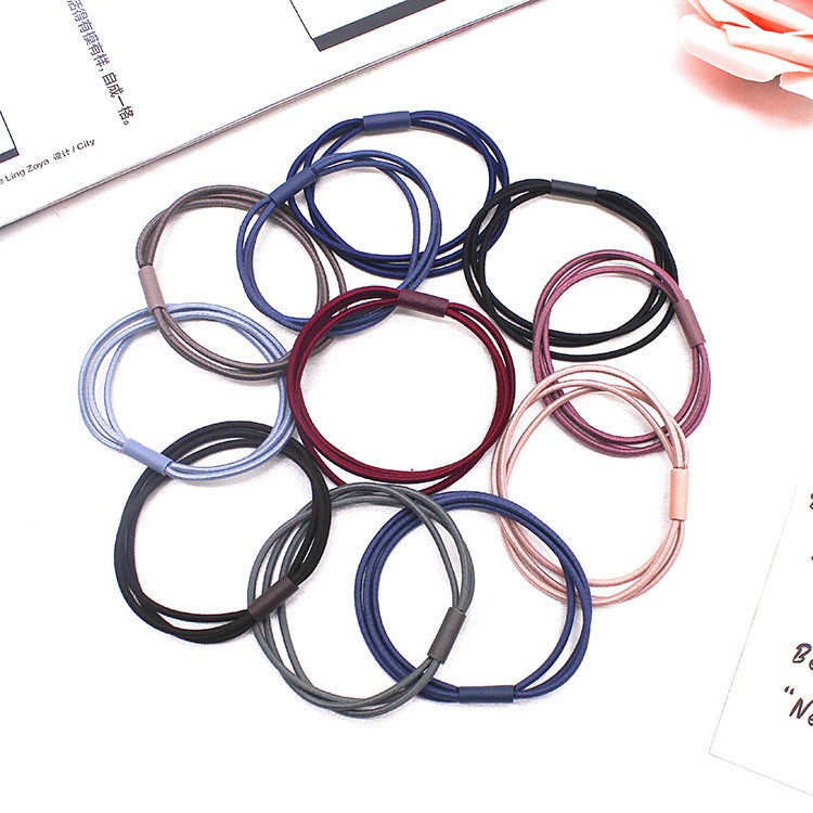 Combo 5 dây cột tóc, buộc tóc đơn giản tiện lợi (BT 46)