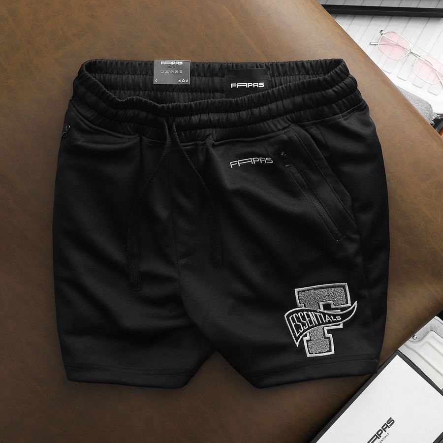 Quần Shorts BiB In Thêu Logo Kèm Khóa Kèo Cực Kỳ Năng Động Tinh Tế - FAPAS
