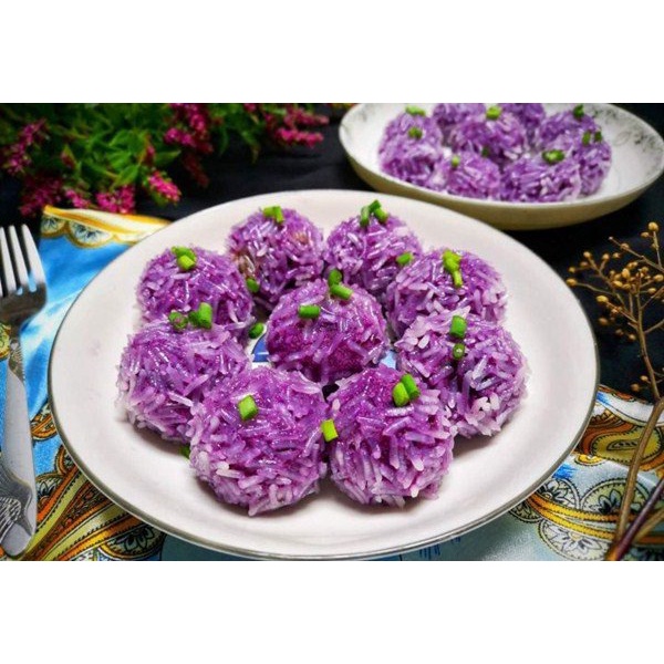 Purple Yam - Bột khoai lang tím tạo màu làm bánh siêu đẹp hũ 120ml