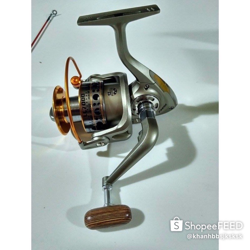 [ Bộ cần câu shimano 2 khúc 2m7 ,máy yumoshi lc 6000 kèm trọn bộ phụ kiện