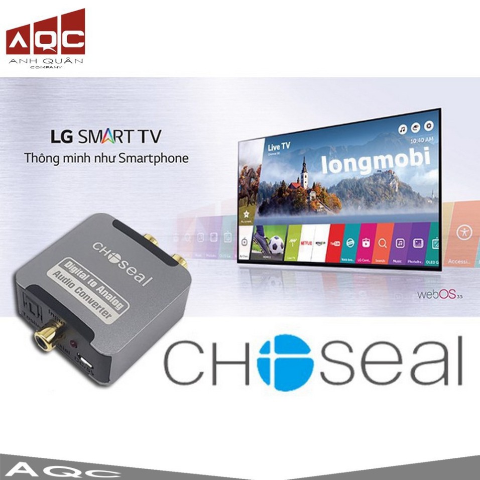 TV Bộ chuyển đổi âm thanh quang sang AV CHOSEAL