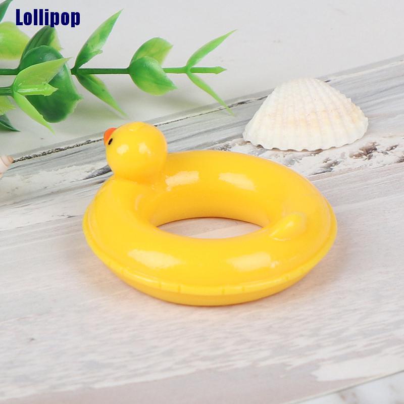 Mô hình chú vịt bơi lội tỉ lệ 1:6 1:12 dùng trang trí nhà búp bê