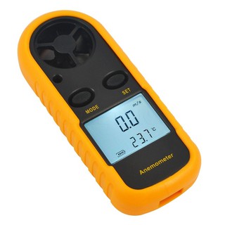 Máy đo nhiệt độ và sức gió cầm tay với màn hình LCD
