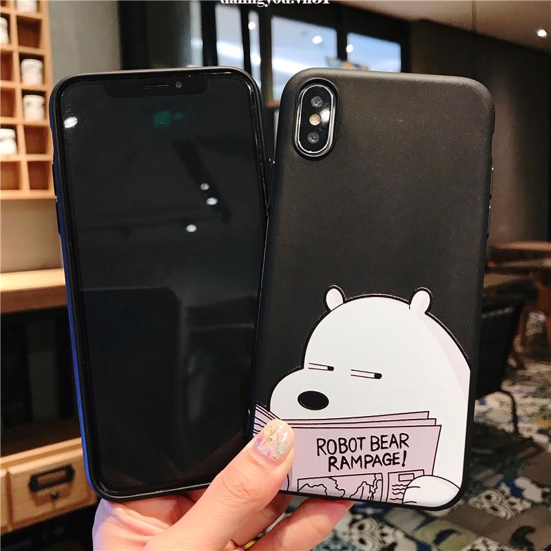 Ốp điện thoại hình gấu cho Oppo Reno4 A92 A52 A31 A5 A9 2020 Reno A5S F11 Pro F9 A3S R17 Pro A7 F7 F5 Youth A83 A71 A37 A57 F3 Plus | BigBuy360 - bigbuy360.vn