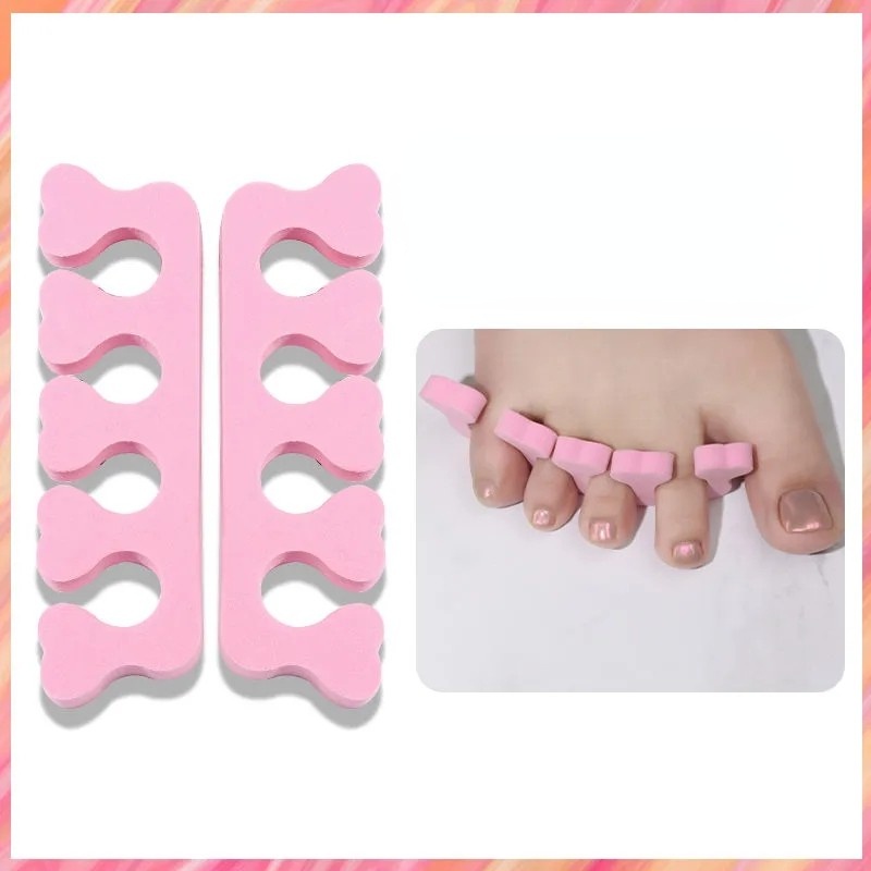 Dụng Cụ Tách Ngón Chân Bằng Bọt Biển Có thể mang đi Mềm mại Nghệ thuật móng tay dễ thương Autumn063