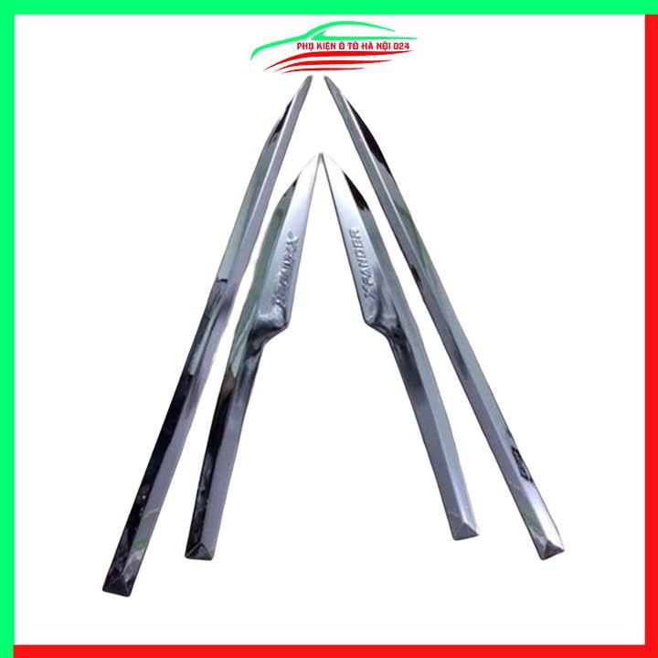 Bộ ốp nẹp sườn Xpander mạ crom trang trí làm đẹp xe