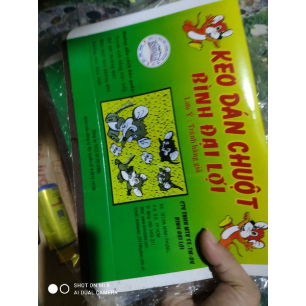 Keo bẫy chuột siêu dính 1 tấm bảo vệ vườn tược, nhà cửa