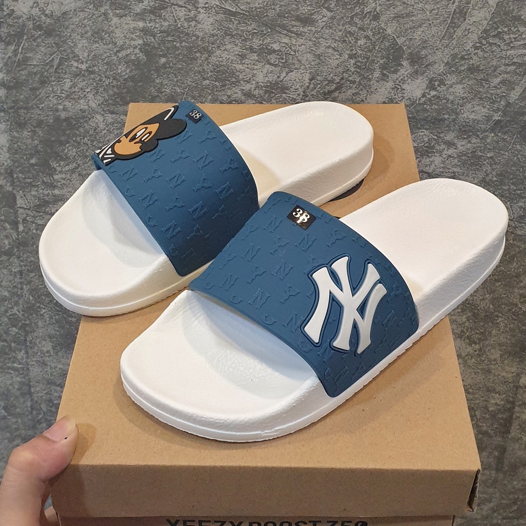 Dép quai ngang nữ NY-Mickey bản mới 2022 - dép nữ mùa hè hot trend Hàn Quốc