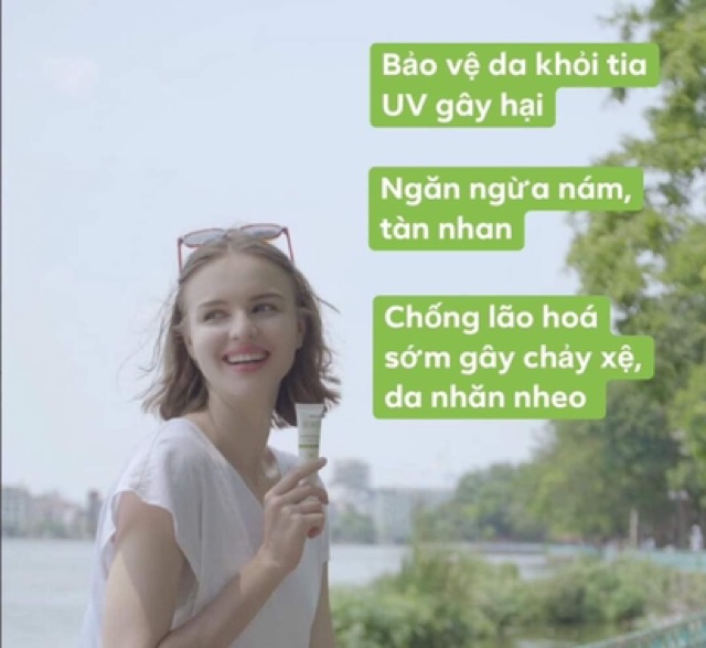 Kem Chống Nắng Bơ Nghệ 3in1 - Kiềm dầu, Chống thấm nước, thay kem nền trang điểm, nâng tông da - Cỏ Cây Hoa Lá 30g | BigBuy360 - bigbuy360.vn