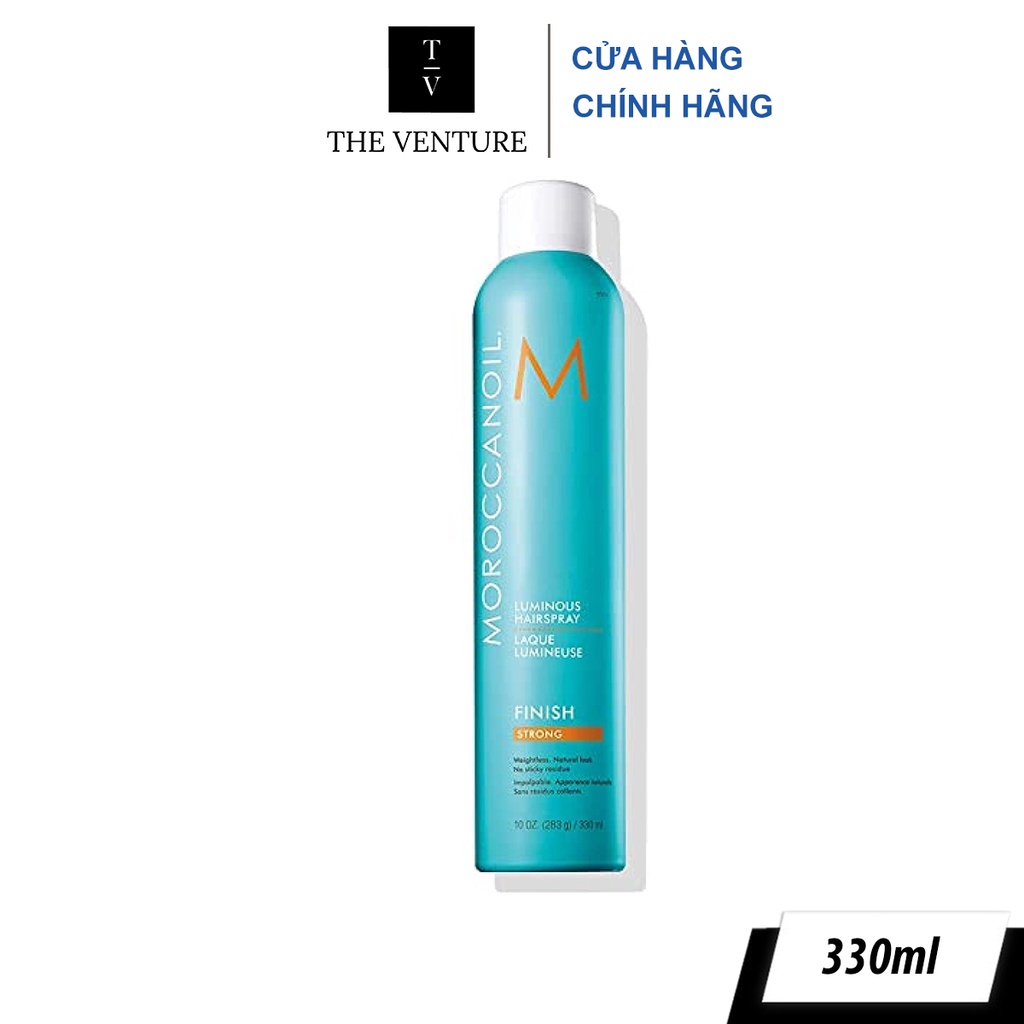 Gôm Xịt Giữ Nếp Tóc Linh Hoạt Moroccanoil Finish Strong Luminous Chính Hãng - 330ml