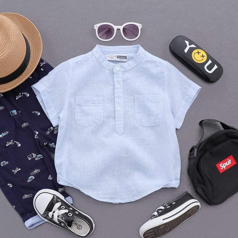 ÁO SƠ MI ĐŨI BÉ TRAI VÀ BÉ GÁI