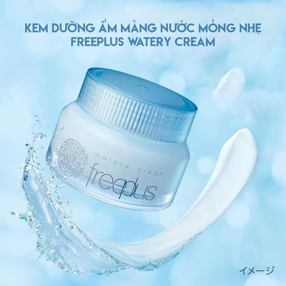 Kem Dưỡng Ẩm, Làm Dịu &amp; Phục Hồi Da Màng Nước Mỏng Nhẹ Nhật Bản Freeplus Watery Cream 50g