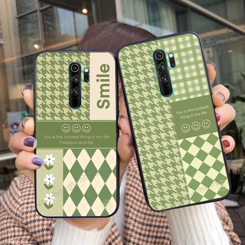 Ốp lưng Xiaomi Redmi 8 / Redmi Note 8 pro / Redmi 9 in mẫu gấu bo viền , smile mặt cười cực cute đẹp
