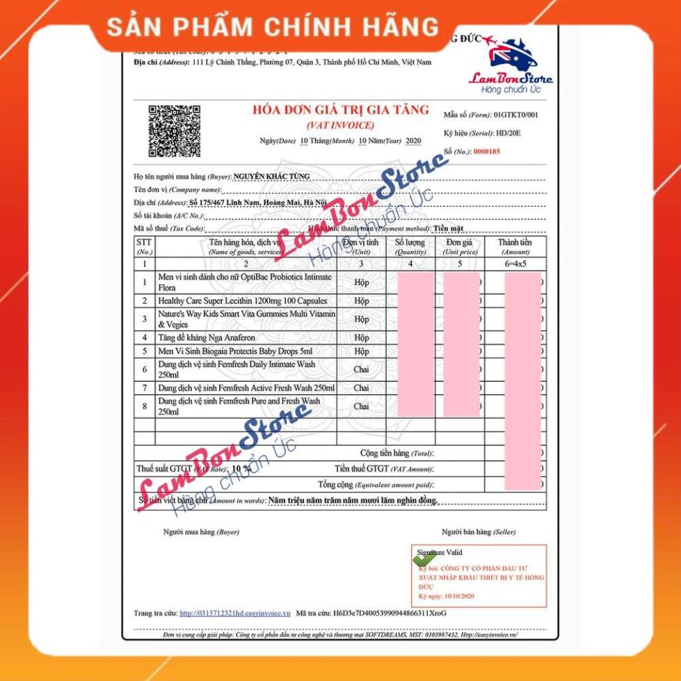 Mầm đậu nành Úc Healthy Care Super lecithin 1200mg 100 viên chính hãng Úc mẫu mới 2021