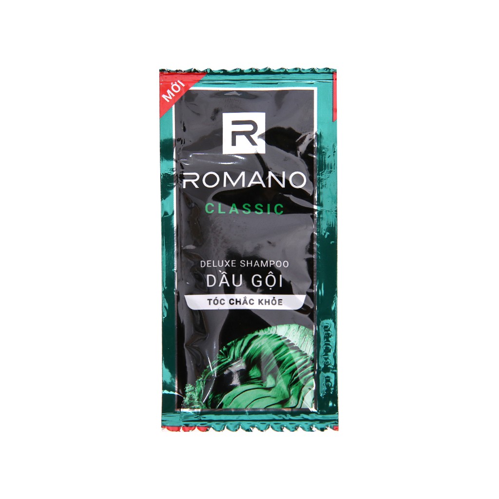 Dây 14 gói Dầu gội Romano Classic hương nước hoa 6g