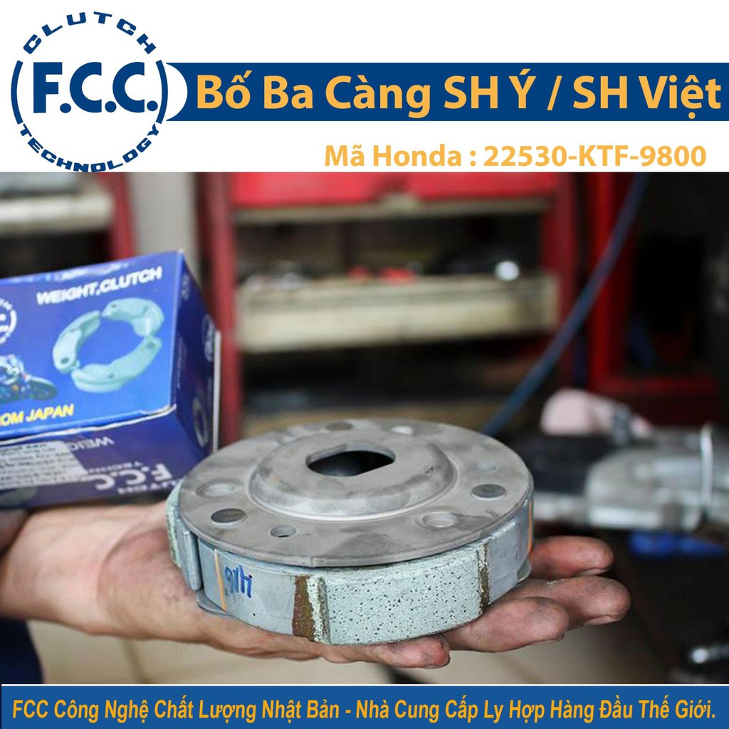 Bố ba càng FCC Honda SH Ý / SH Việt ( KTF )