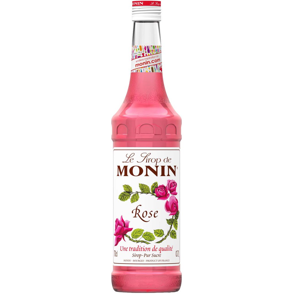 Siro Hoa Hồng Monin (Rose syrup) - chai 700ml