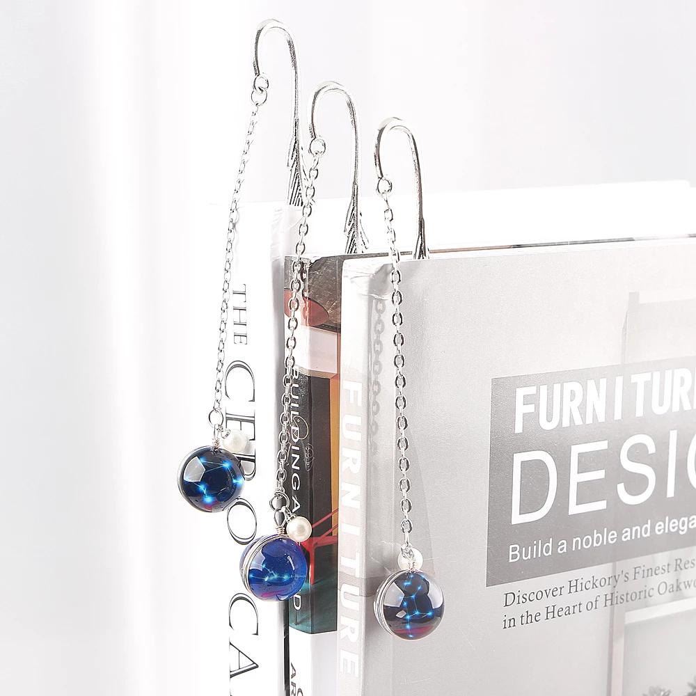 Bookmark Dạ Quang Bằng Kim Loại Hình Chiếc Lông Vũ Độc Đáo