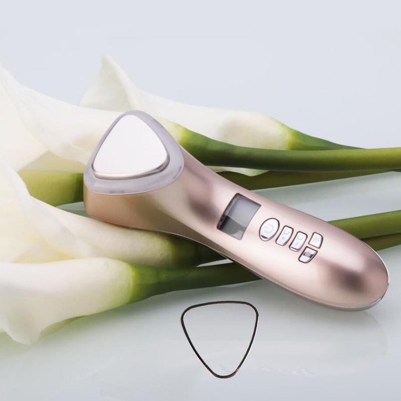 Máy massage mặt nóng lạnh ion, Máy đẩy sâu tinh chất điện di cao cấp Trẻ hóa da. B6