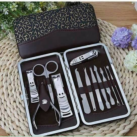Bộ dụng cụ ví bấm kiềm cắt móng tay 12 món cao cấp ( TUYỂN SỈ )