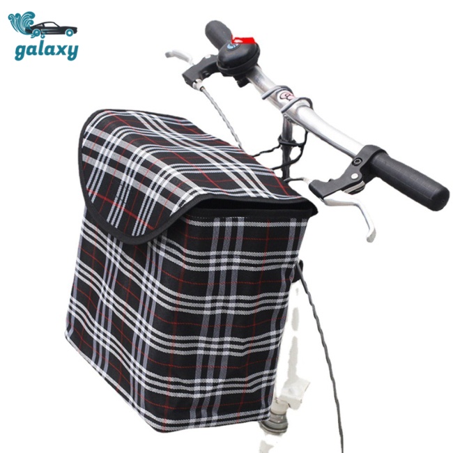 Galaxy Giỏ Xe Đạp Bằng Vải Canvas Dày Dặn Chống Thấm Nước Kích Thước 28cmx26cmx16cm