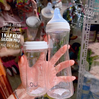 Bình sữa ou wish hàn quốc cao cấp 90ml 140ml 260ml, bình sữa ou:wish cho bé sơ sinh