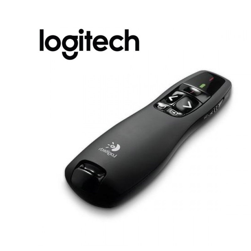 Bút trình chiếu Logitech Wireless Presenter R400 dùng thuyết trình, dạy học trong lớp hoặc các buổi hội thảo