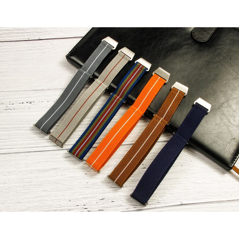 Dây Đeo Đồng Hồ Bằng Nylon Co Giãn Cho Seiko Water Ghost Tudor Rolex 18mm 20mm 22mm