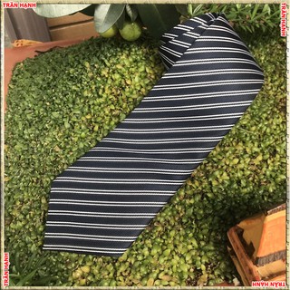 Cà vạt nam bản lớn 8cm - cà vạt silk mỏngTH