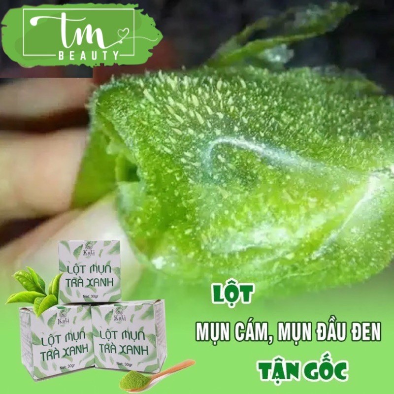 Lột sạch mụn, tế bào chết, sợi bã nhờn với gel lột mụn trà xanh