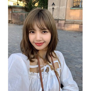 Áo sơ mi trắng croptop Lisa Blackpink, áo croptop ulzzang tôn dáng Chiro