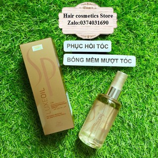 Tinh dầu dưỡng tóc khô hư tổn nặng Argan Keratin SP Wella Luxe Oil - 100ml