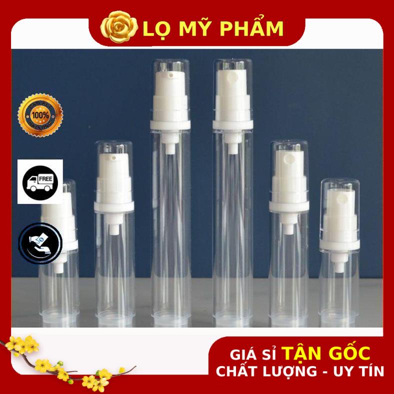 Chai Chiết Mĩ Phẩm ❤ GIÁ TỐT NHẤT ❤ Chai nhựa hút chân không xịt phun sương 5ml,10ml,15ml,30ml,50ml chiết mỹ phẩm .