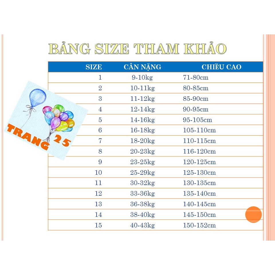 Bộ Dài Tay Bé Gái Thun Mềm Co giãn 8kg-25kg  Trang 25 Kids AB015