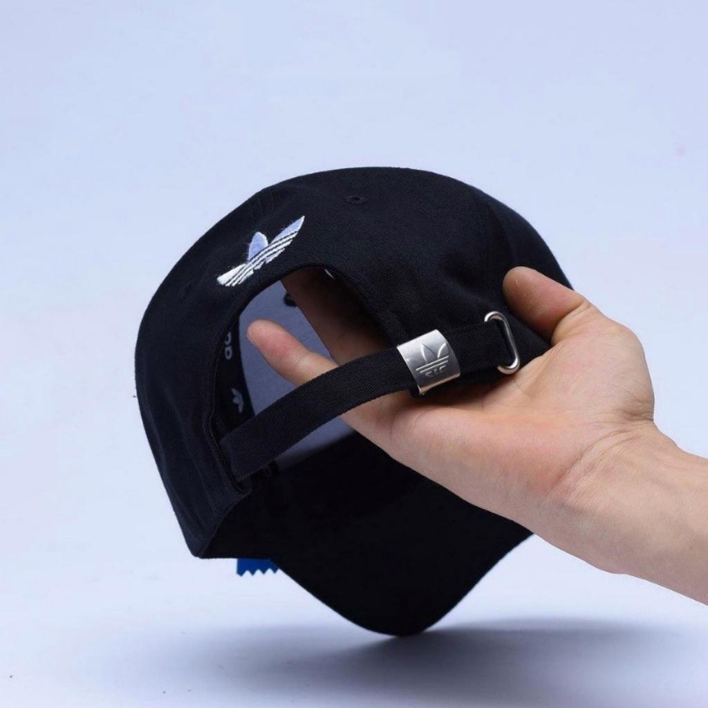 Mũ lưỡi trai Adidas, nón kết thể thao thêu logo trắng cao cấp full tem tag