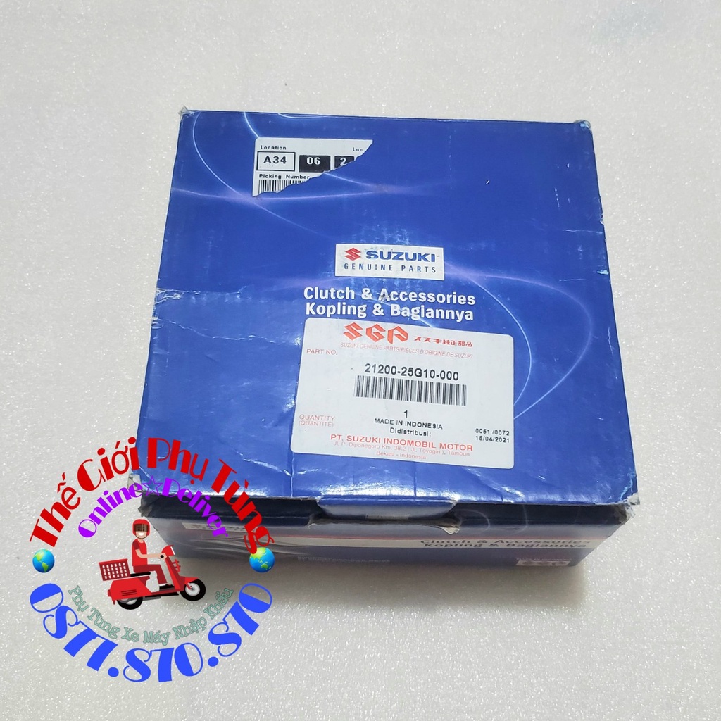 Nhông hú lơn ( chuồng heo) Raider 150 đời đầu - 21200-25G10-000