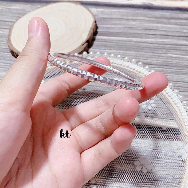 VÒNG NỮ BẢN PHAY CHO NỮ CỰC XINH- CHUẨN BẠC TA DÀY ĐẸP