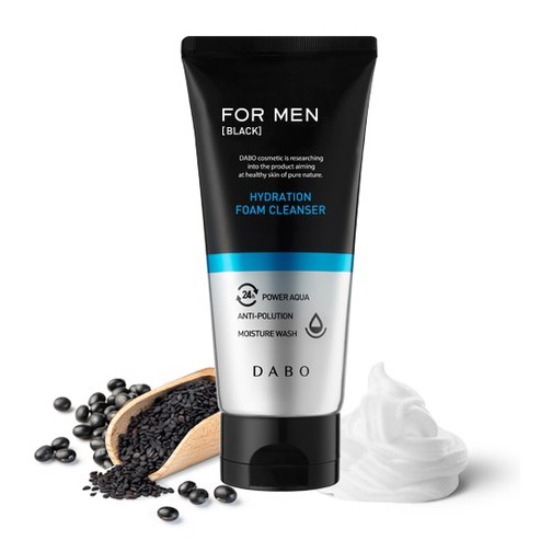 Sữa rửa mặt trắng da, xóa thâm mụn dầu  nhờn dành cho nam Dabo Hydration For Men Hàn quốc cao cấp 120ml/Tuýp