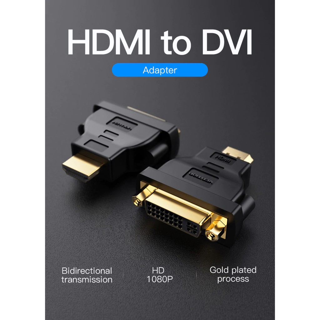 Đầu nối HDMI DVI 1080P từ phích cắm sang ổ cắm siêu bền