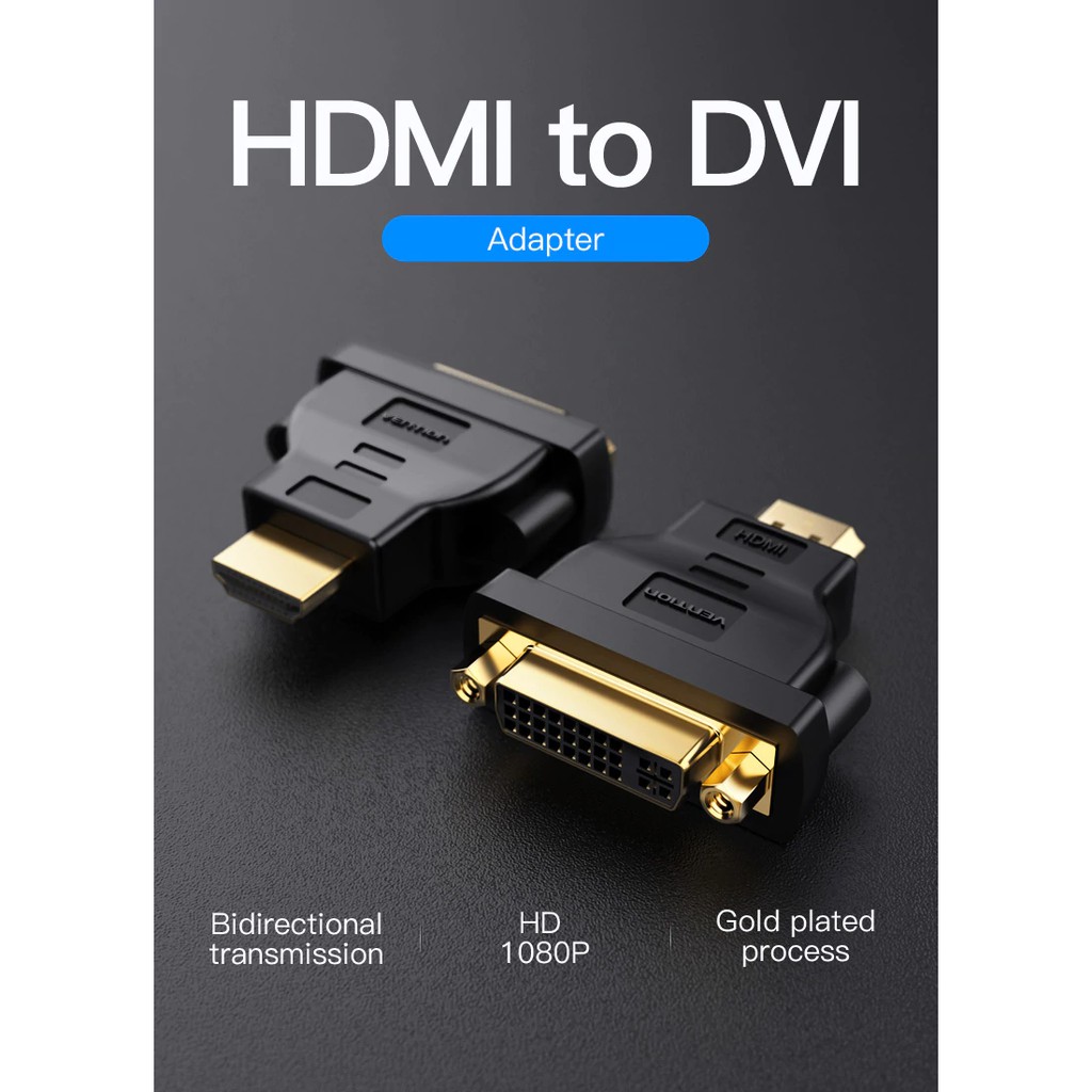 Vention Hdmi Dvi Adapter 1080p Hdtv Converter Male To Female