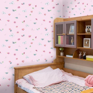 Giấy dán tường Hoạ tiết Đàn Bướm và Hoa Khổ 5M HPMWallpaper
