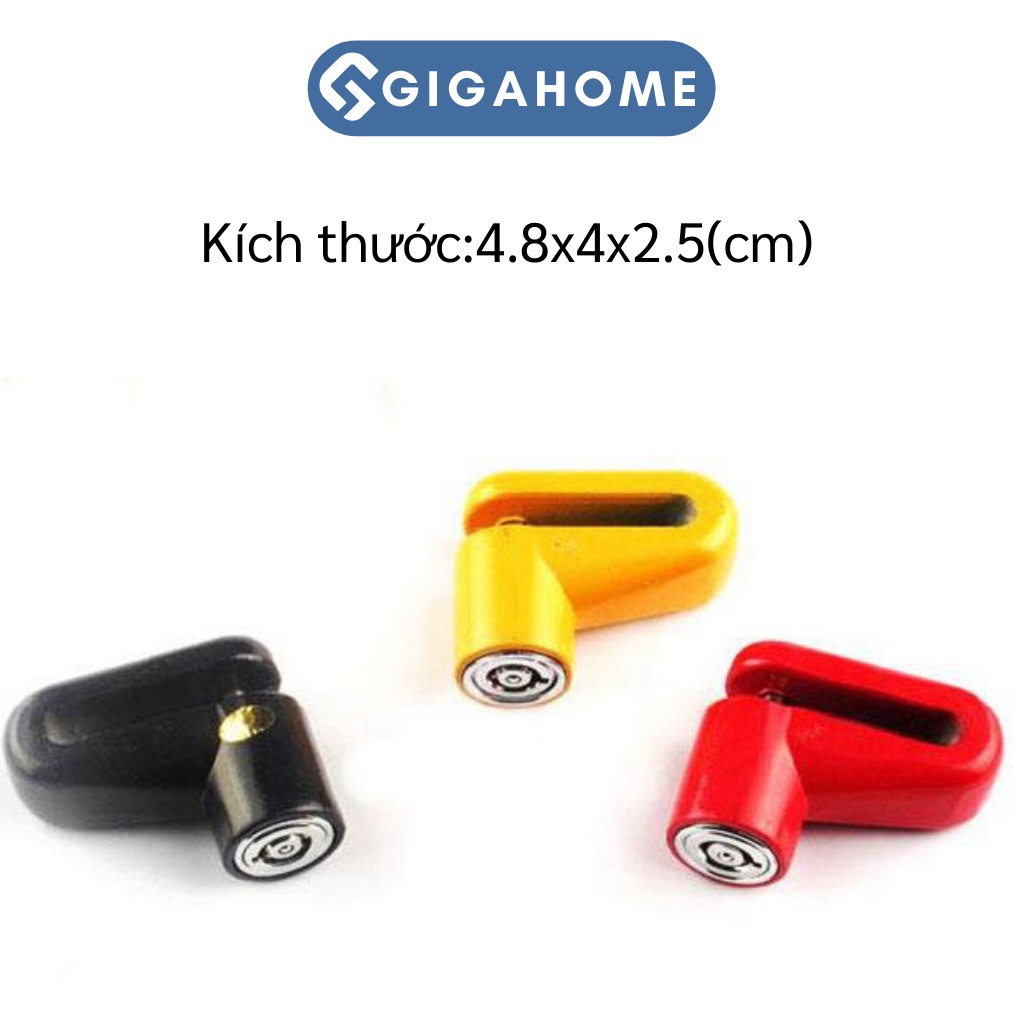 Ổ Khóa Đĩa, Phanh Xe Máy, Xe Đạp GIGAHOME Chống Trộm, Chịu Lực Cao 4686