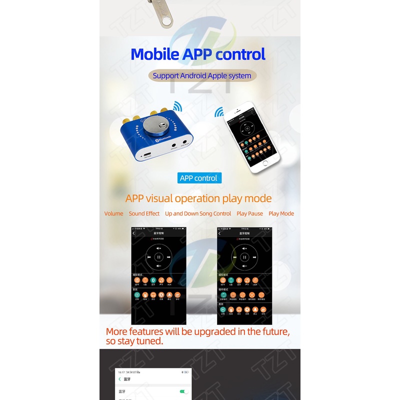 Bảng Mạch Khuếch Đại Âm Thanh Kỹ Thuật Số Xy-ka15h Bluetooth 5.0 10W / 15W / 20W 12V / 24V Dc8-24V