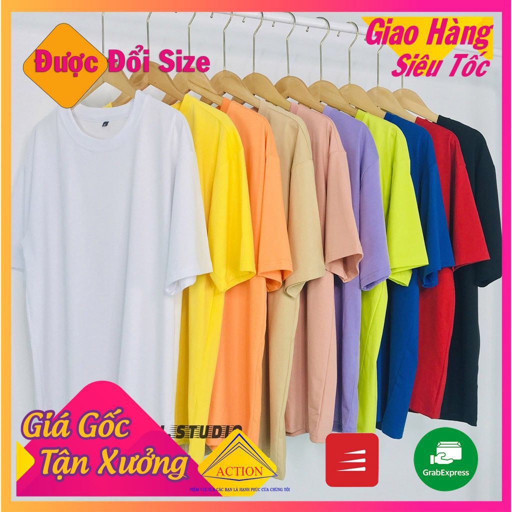 Áo Thun Nam Nữ TRƠN UNISEX form rộng tay lỡ