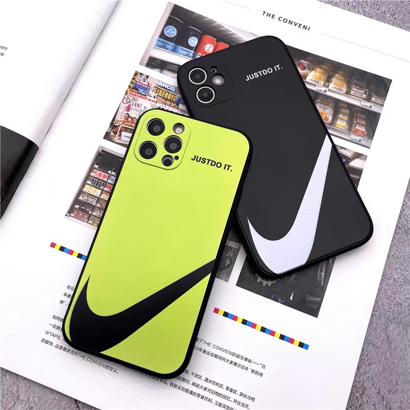Ốp lưng iphone Thương Hiệu NIke Just Do It viền vuông
