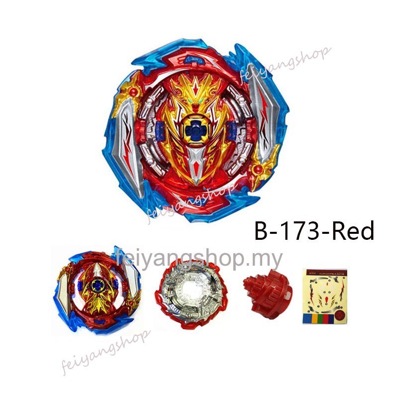Bộ Con Quay Đồ Chơi Beyblade Burst B-173-Kim Vô Cực B-161 B-163 B-173-Red Infinite Achilles B-168 Rage Longinus B-167 Sparking Mirage Fafnir B-160 King Helios.Zn