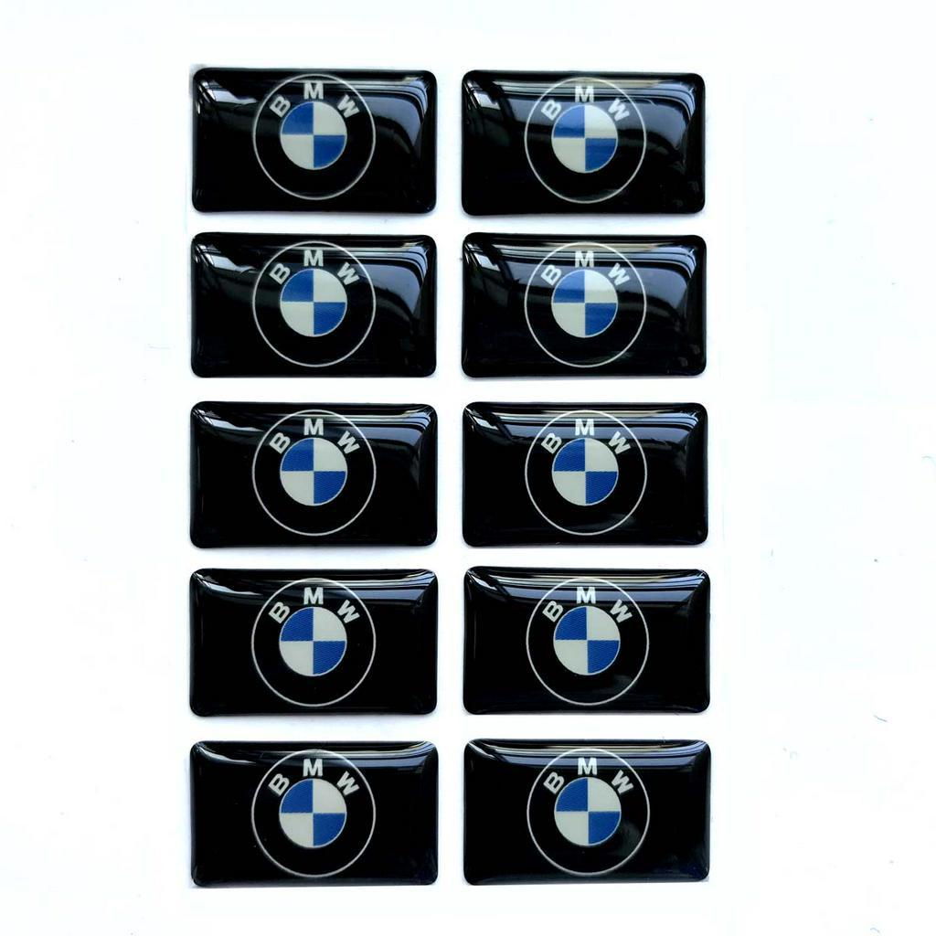 Bộ 10 Miếng Dán 3d Cho Cửa Xe Bmw Mini X1 X2 X3 X4 X5 X6 125i 325 323 320 525 530 730 750 Gt