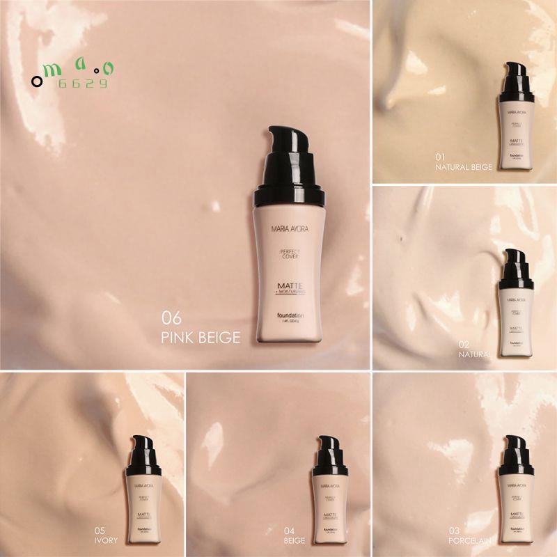 (Hàng Mới Về) Kem Nền Che Khuyết Điểm Maria Ayora Chống Thấm Nước Che Phủ Toàn Diện Chuyên Nghiệp 01