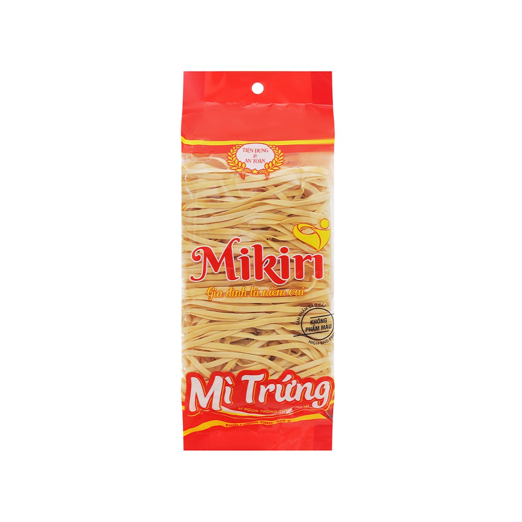 Mì trứng sợi dẹp Mikiri gói 350g